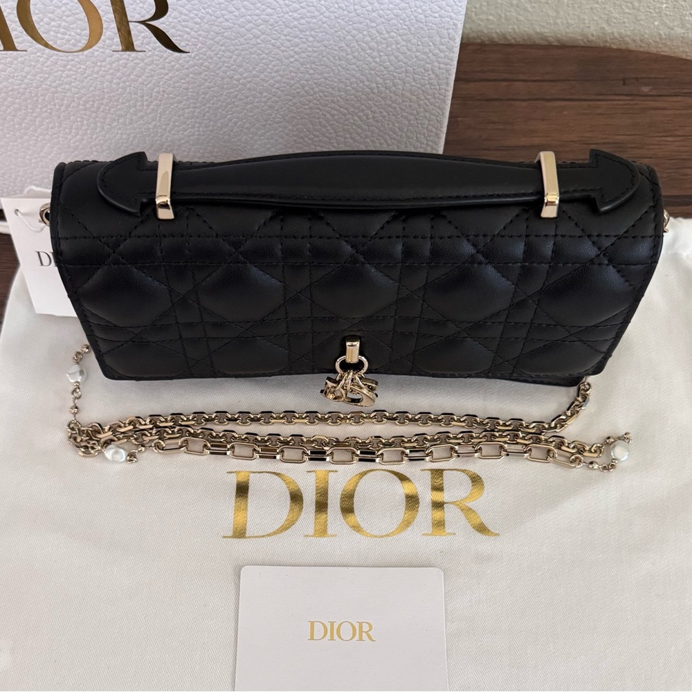 ❌SOLD❌NEW DIOR My Dior Mini Lambskin Leather Crossbody Bag - Picture 4 of 9